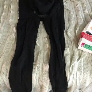 Maternity black tights